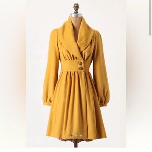 Marigold Tracy Reese Anthropologie Vintage Style Coat